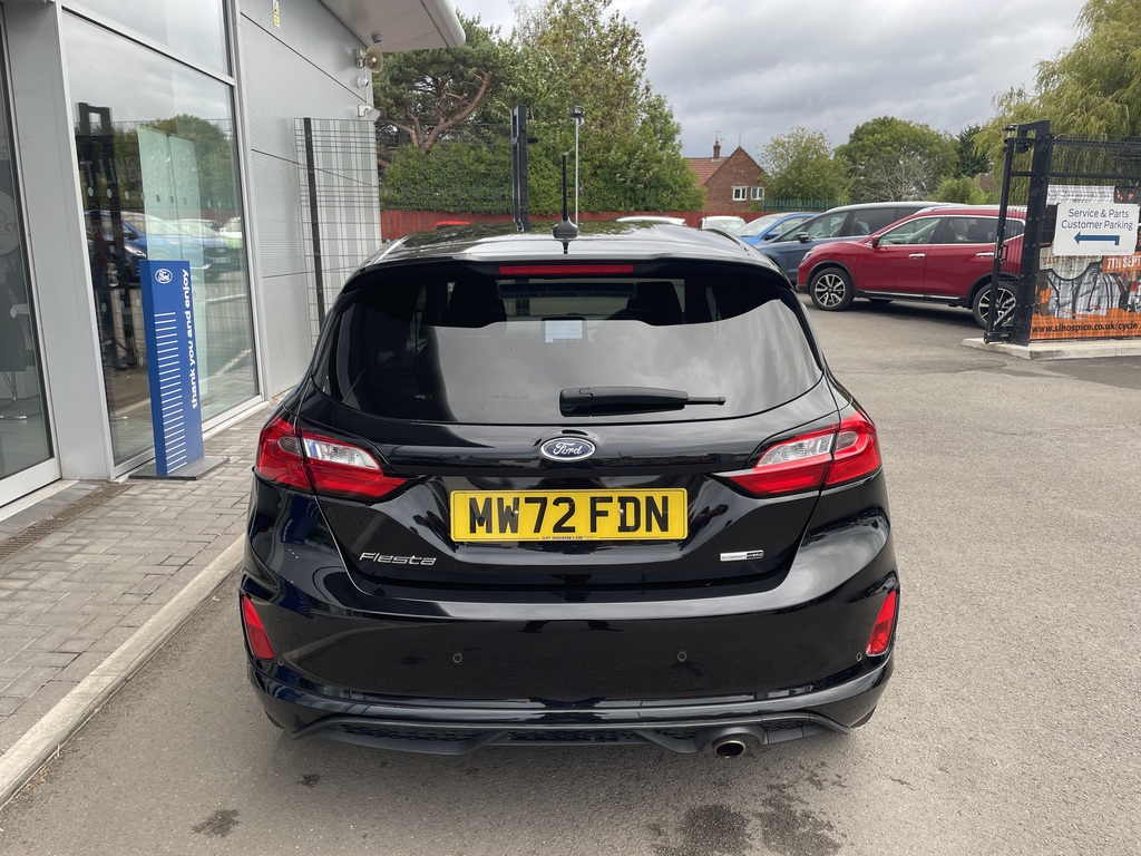 Ford Fiesta 1.0 Ecoboost Hybrid Mhev 125 St-line MW72FDN Black #5