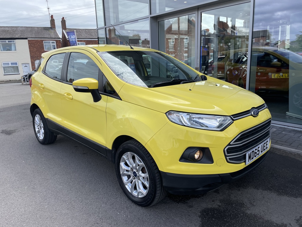 Ford Ecosport 1.0 Ecoboost Zetec Yellow