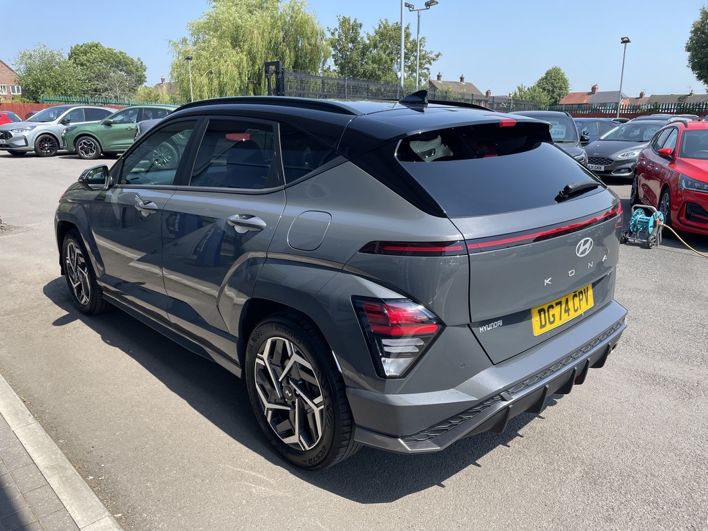 Hyundai Kona 1.6 Hybrid 129 N Line S Dct Lux Pack Grey #4