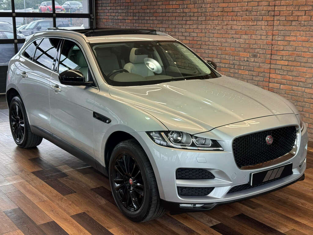 Jaguar F-Pace 2.0 F-pace Portfolio Awd D 4Wd Silver #4