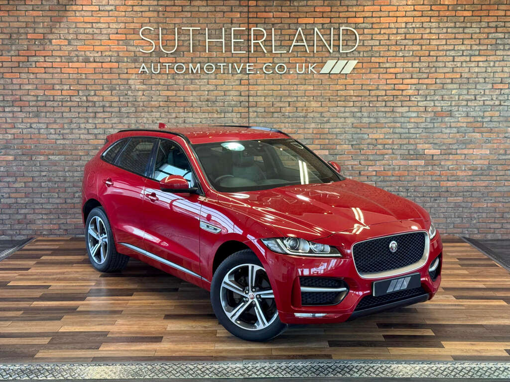 Jaguar F-Pace 2.0 F-pace R-sport Awd D 4Wd Red