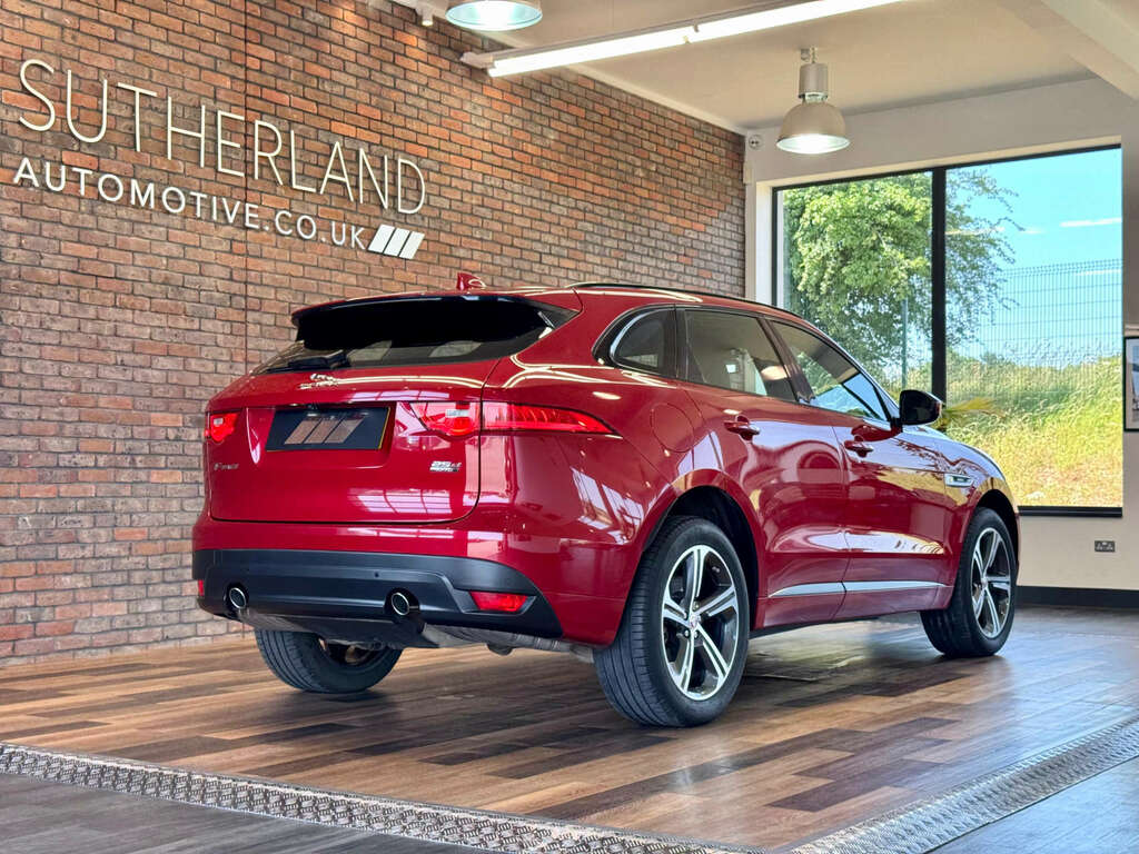 Jaguar F-Pace 2.0 F-pace R-sport Awd D 4Wd Red #4