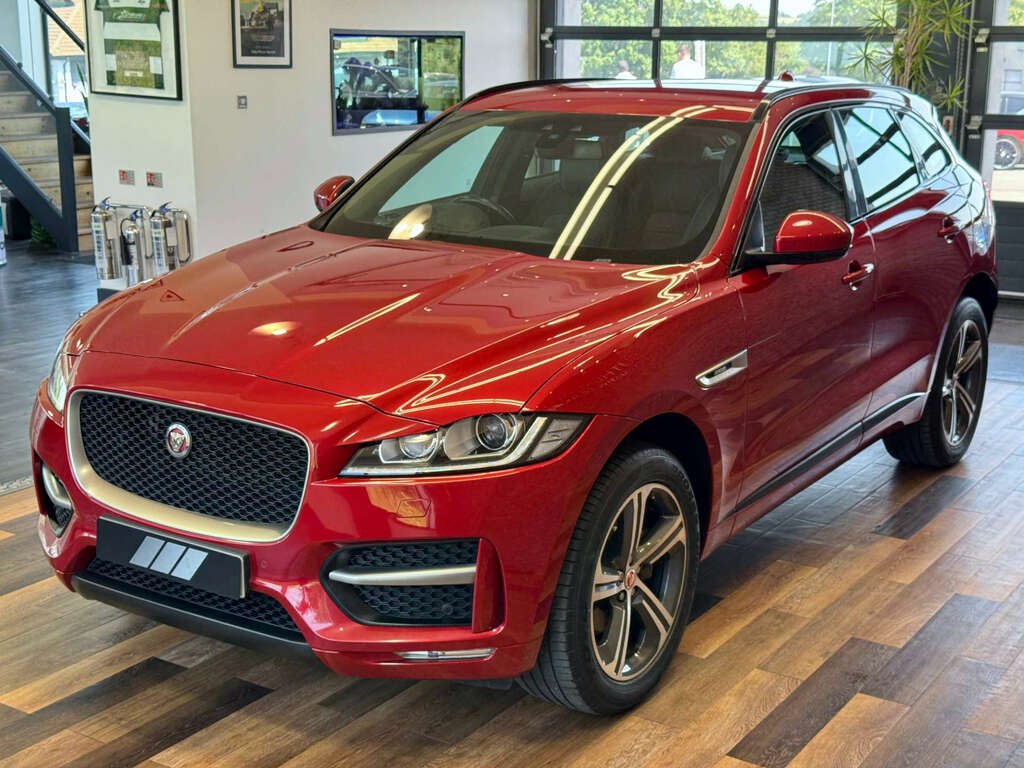 Jaguar F-Pace 2.0 F-pace R-sport Awd D 4Wd Red #6