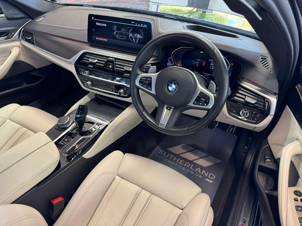 BMW 5 Series 530D Xdrive Mht M Sport Blue #8