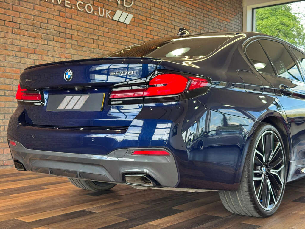 BMW 5 Series 2.0 520D Xdrive M Sport Mhev 4Wd Blue #4