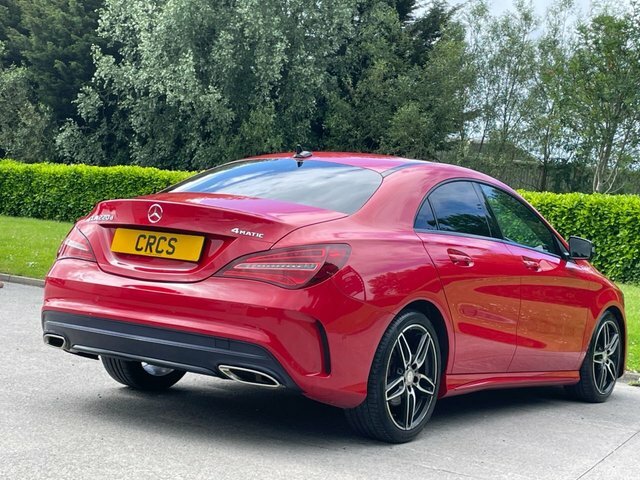 Mercedes-Benz CLA Class 2.1 Cla220d Amg Line Coupe 7G-dct 4Mati Red #3