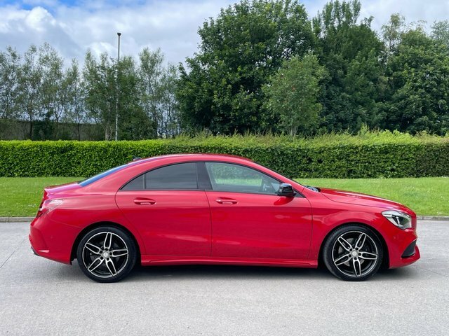 Mercedes-Benz CLA Class 2.1 Cla220d Amg Line Coupe 7G-dct 4Mati Red #6
