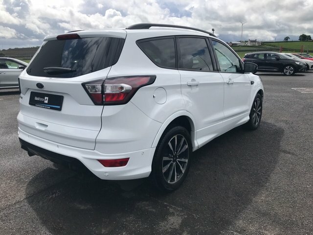 Ford Kuga 2.0 Tdci Ecoblue St-line Suv Eur PGZ3049 White #3
