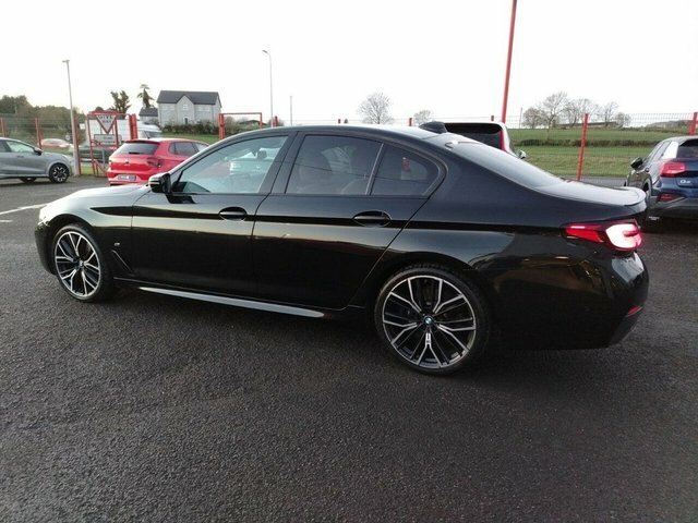BMW 5 Series 2.0 520D Mht M Sport Saloon Hybrid Step DS22BEU Blue #3
