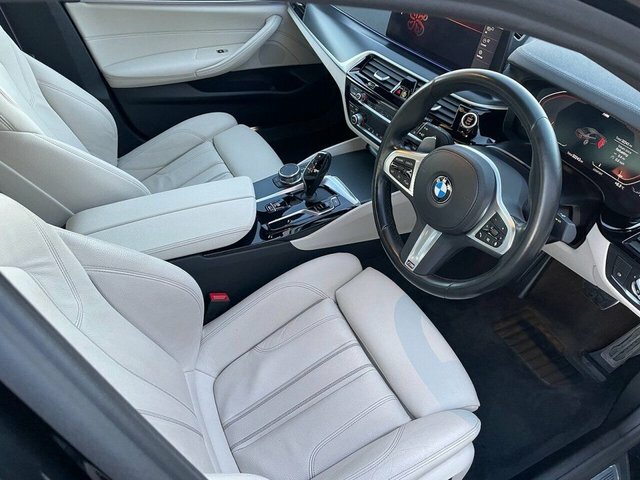 BMW 5 Series 2.0 520D Mht M Sport Saloon Hybrid Step DS22BEU Blue #2