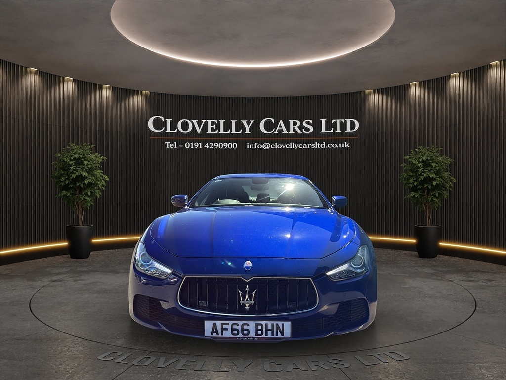 Maserati Ghibli 3.0D V6 Saloon Zf Euro 5 Ss 275 Ps AF66BHN Blue #2