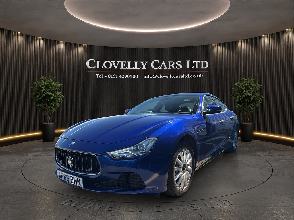 Maserati Ghibli 3.0D V6 Saloon Zf Euro 5 Ss 275 Ps AF66BHN Blue #3