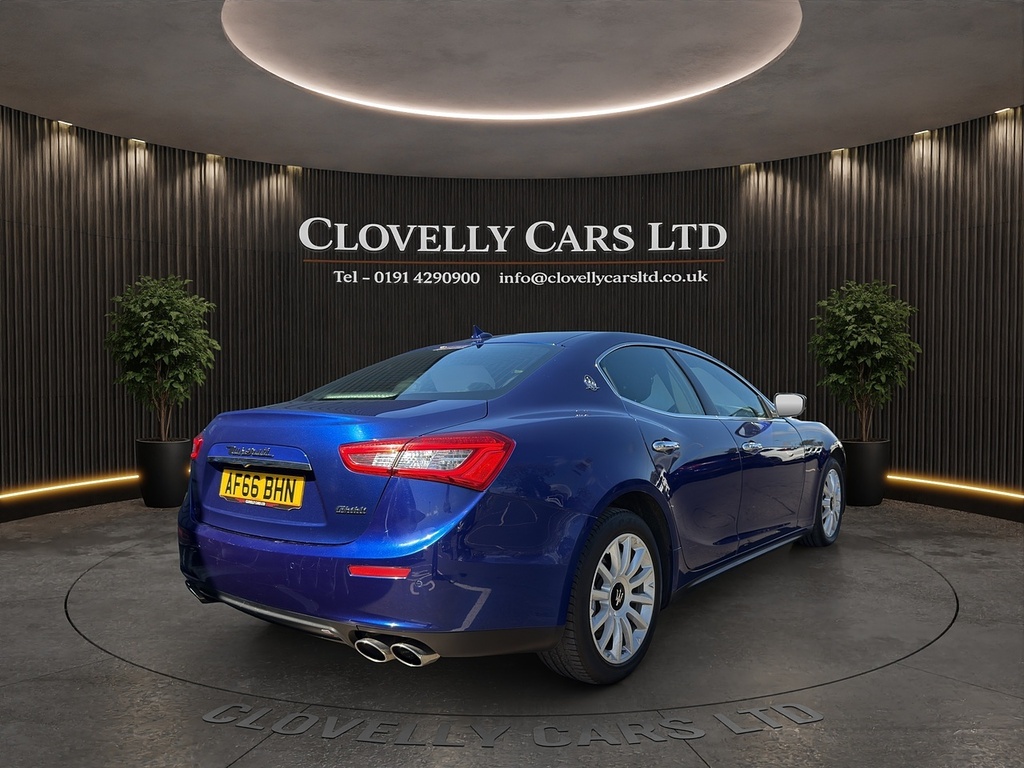 Maserati Ghibli 3.0D V6 Saloon Zf Euro 5 Ss 275 Ps AF66BHN Blue #6