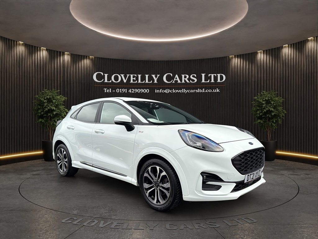 Ford Puma 1.0T Ecoboost Mhev St-line Suv E White