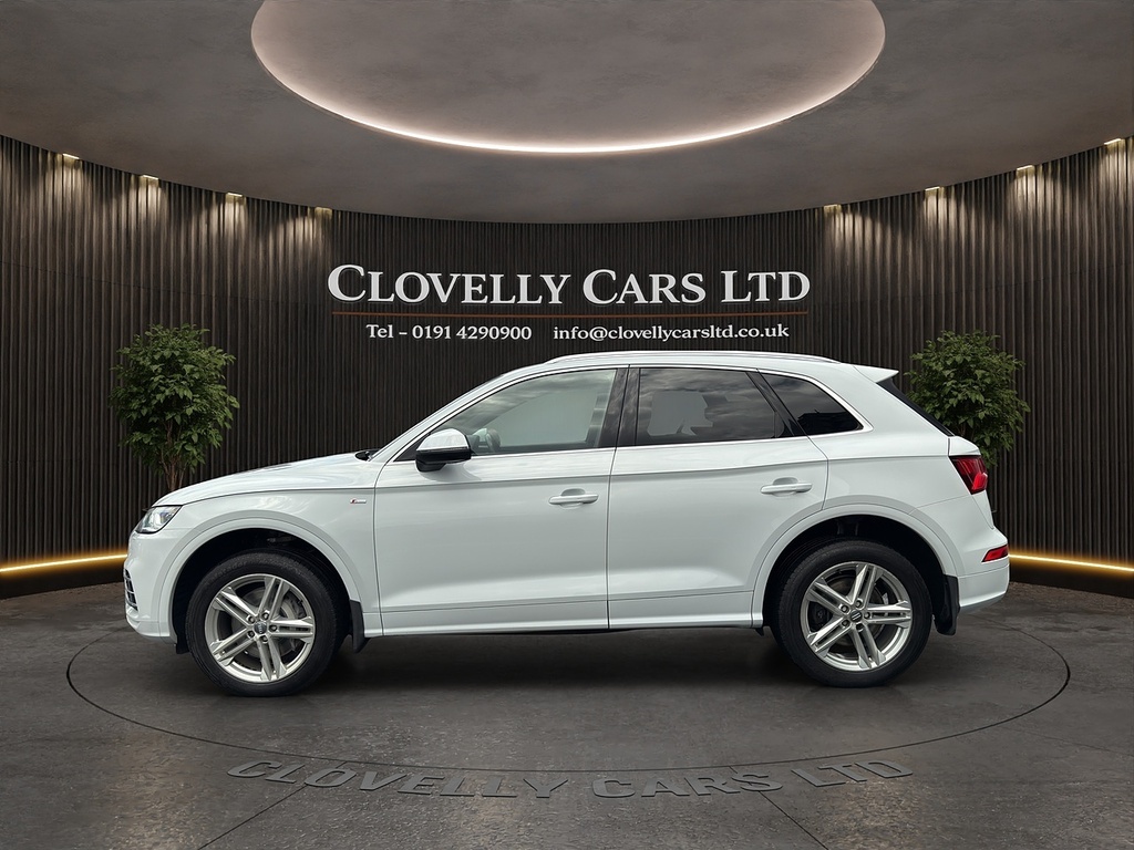 Audi Q5 3.0 Tdi V6 S Line Suv S Tronic Quattro PY18MHV White #6