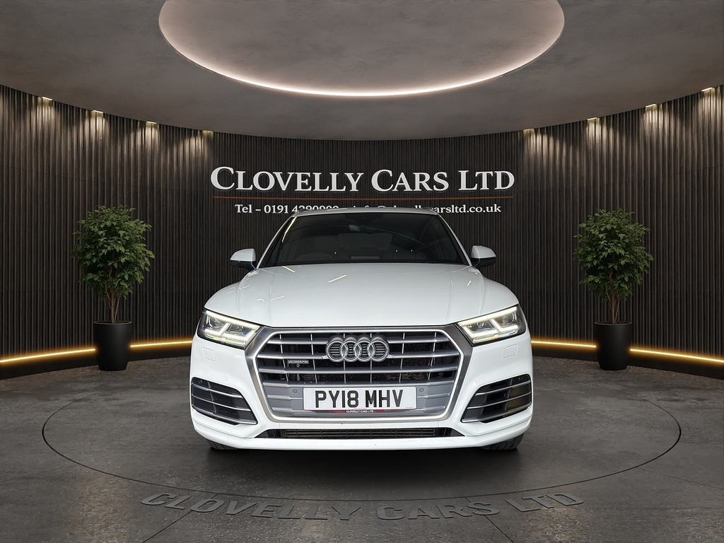 Audi Q5 3.0 Tdi V6 S Line Suv S Tronic Quattro PY18MHV White #2