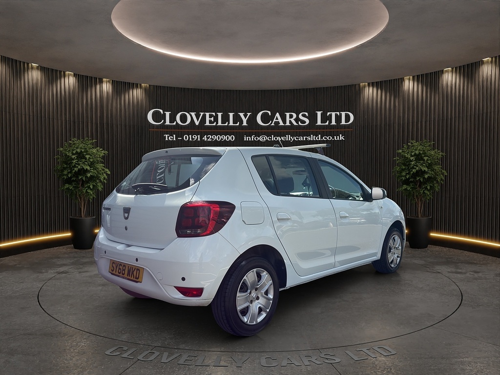 Dacia Sandero 1.0 Sce Comfort Hatchback Euro 6 SY68WKD White #4