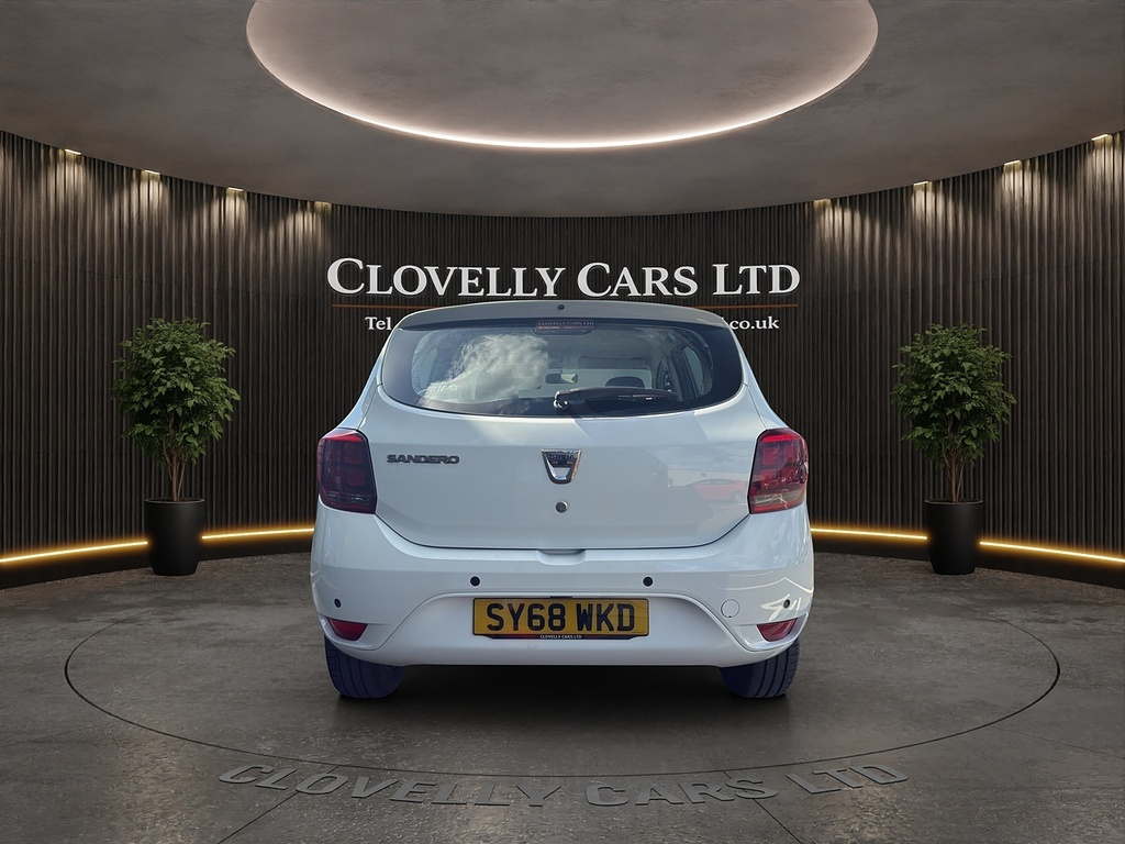 Dacia Sandero 1.0 Sce Comfort Hatchback Euro 6 SY68WKD White #6