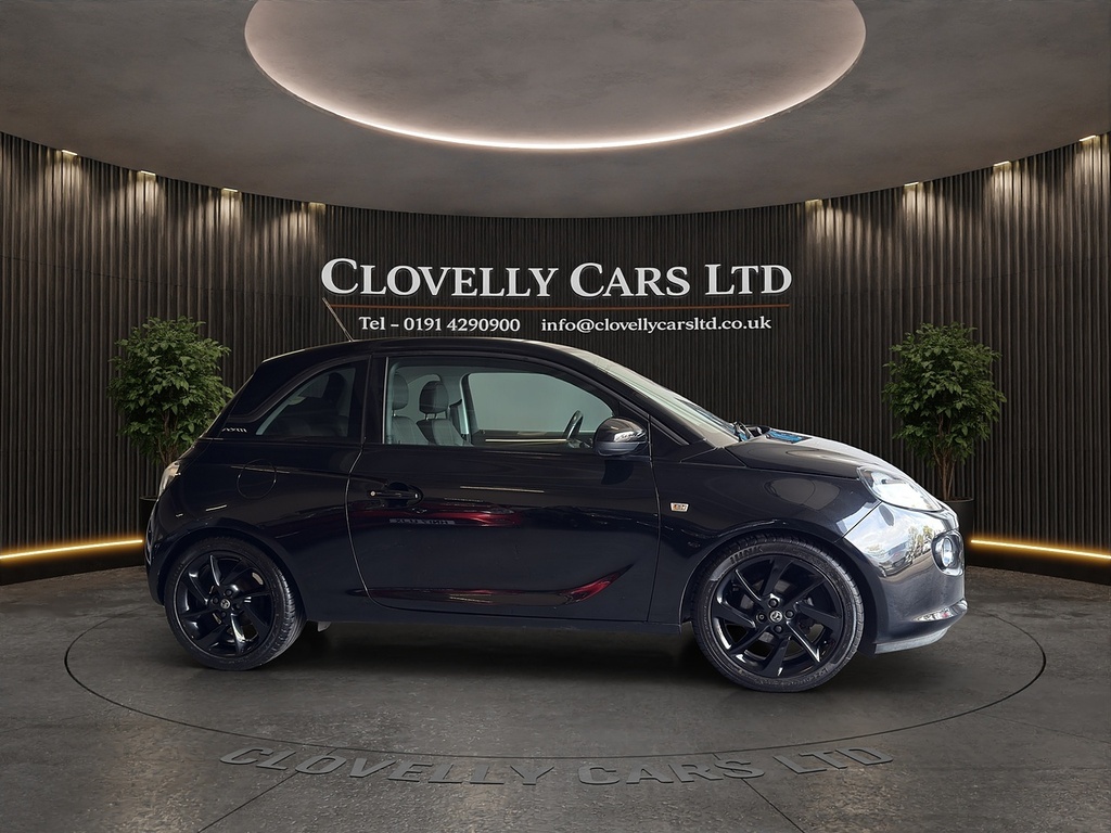 Vauxhall Adam 1.2I Ecoflex Energised Hatchback YR17KJV Black #3