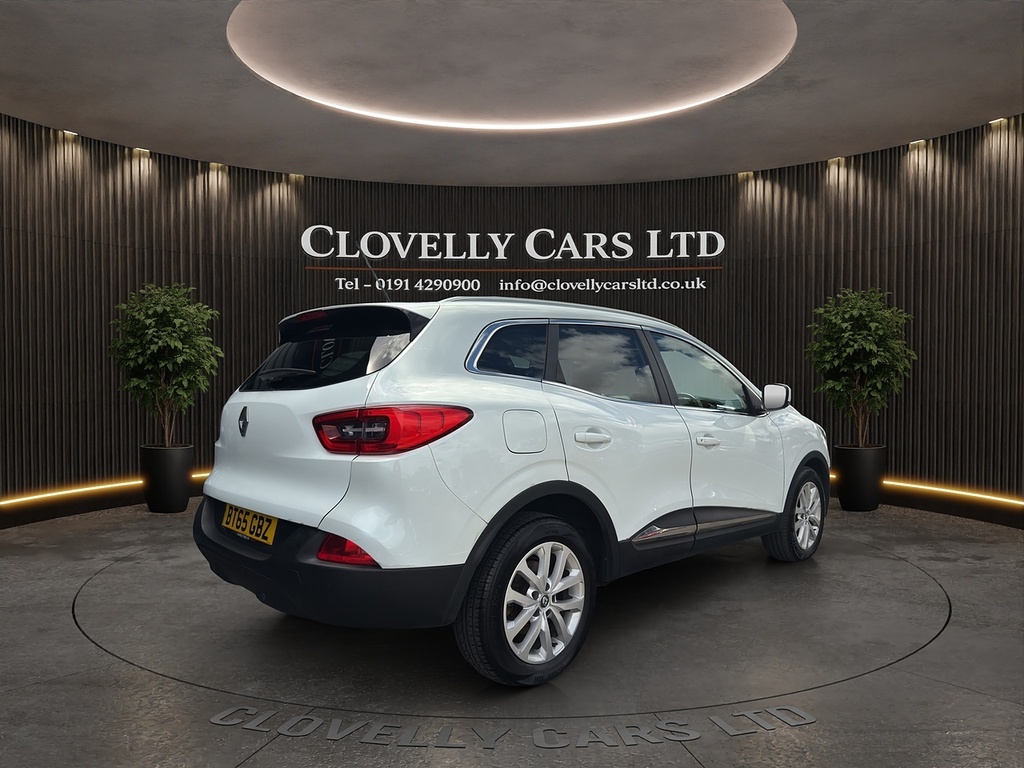 Renault Kadjar 1.5 Dci Dynamique Nav Suv Euro 6 BT65GVZ White #4