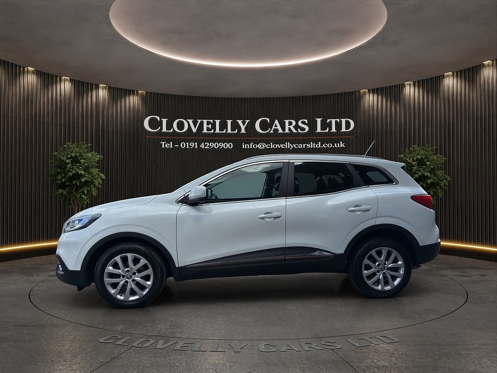 Renault Kadjar 1.5 Dci Dynamique Nav Suv Euro 6 BT65GVZ White #3