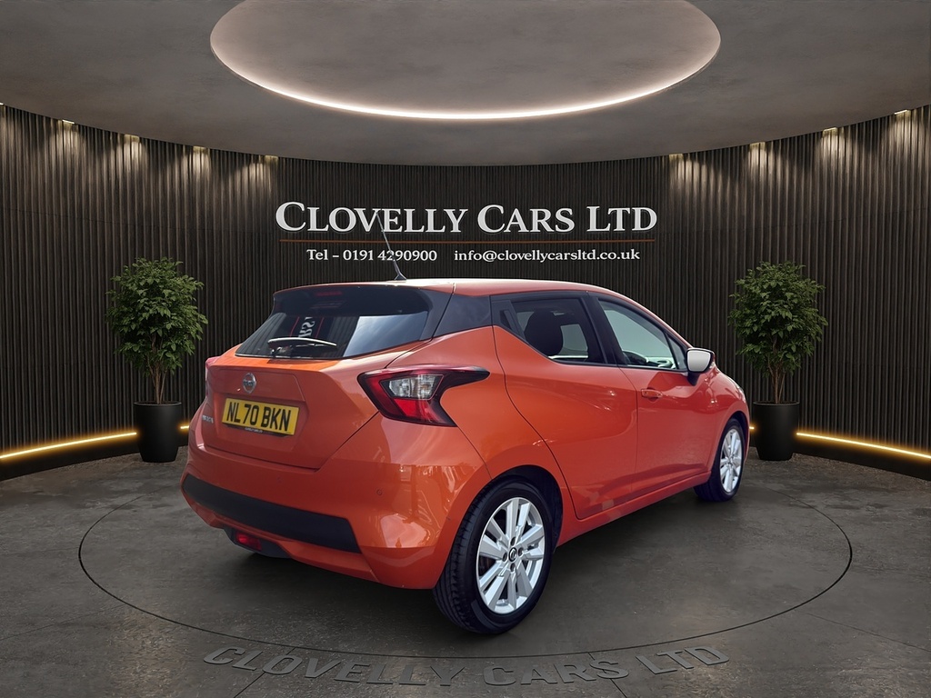 Nissan Micra 1.0 Ig-t Acenta Hatchback Euro 6 Orange #5