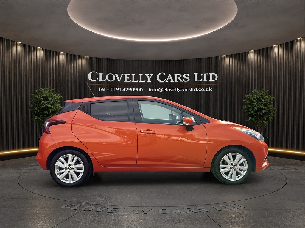 Nissan Micra 1.0 Ig-t Acenta Hatchback Euro 6 Orange #4