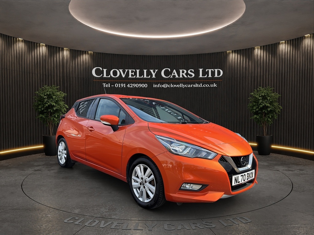 Nissan Micra 1.0 Ig-t Acenta Hatchback Euro 6 Orange
