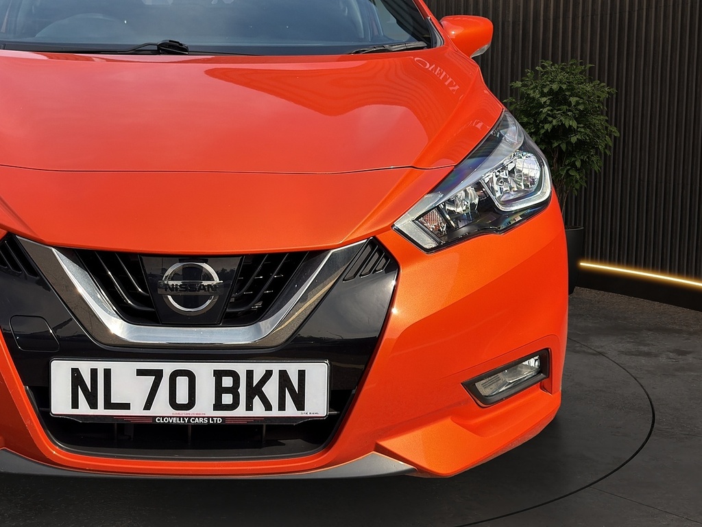 Nissan Micra 1.0 Ig-t Acenta Hatchback Euro 6 Orange #3