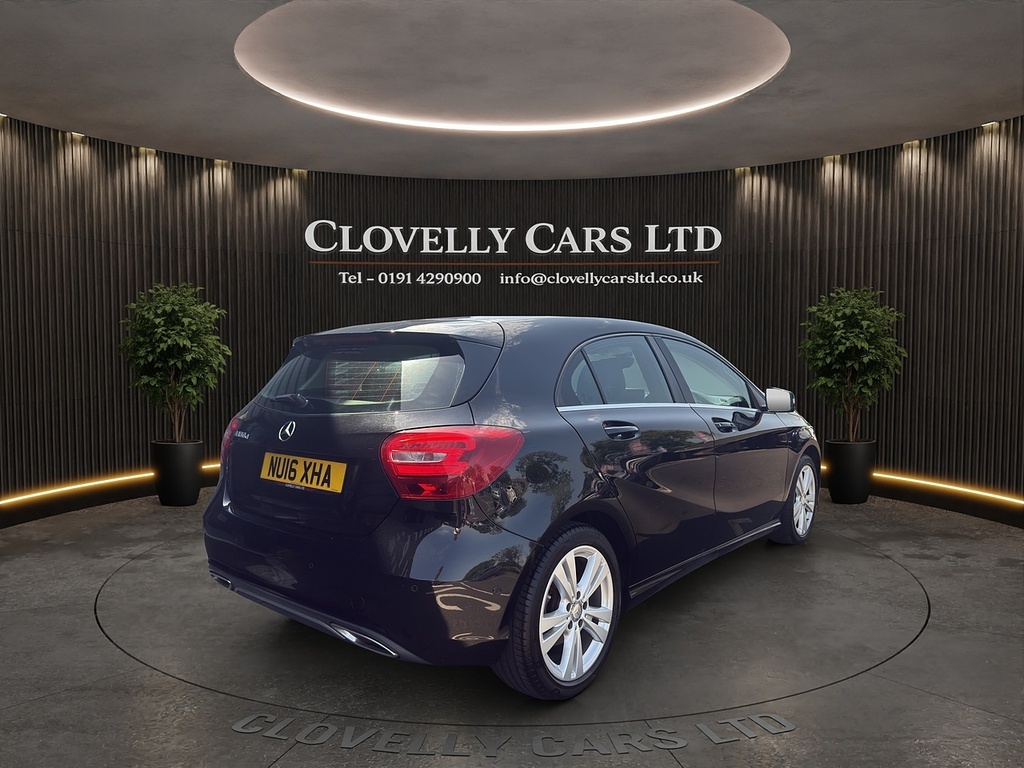 Mercedes-Benz A Class 1.5 A180d Sport Executive Hatchback 7 NU16XHA Black #5