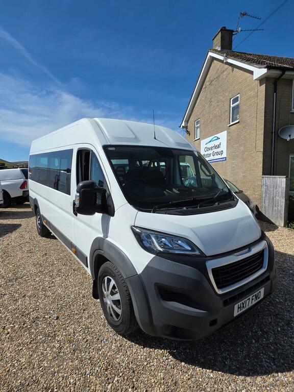 Peugeot Boxer Window Van 2.0 Bluehdi 440 L4 H2 Euro 6 2017 White