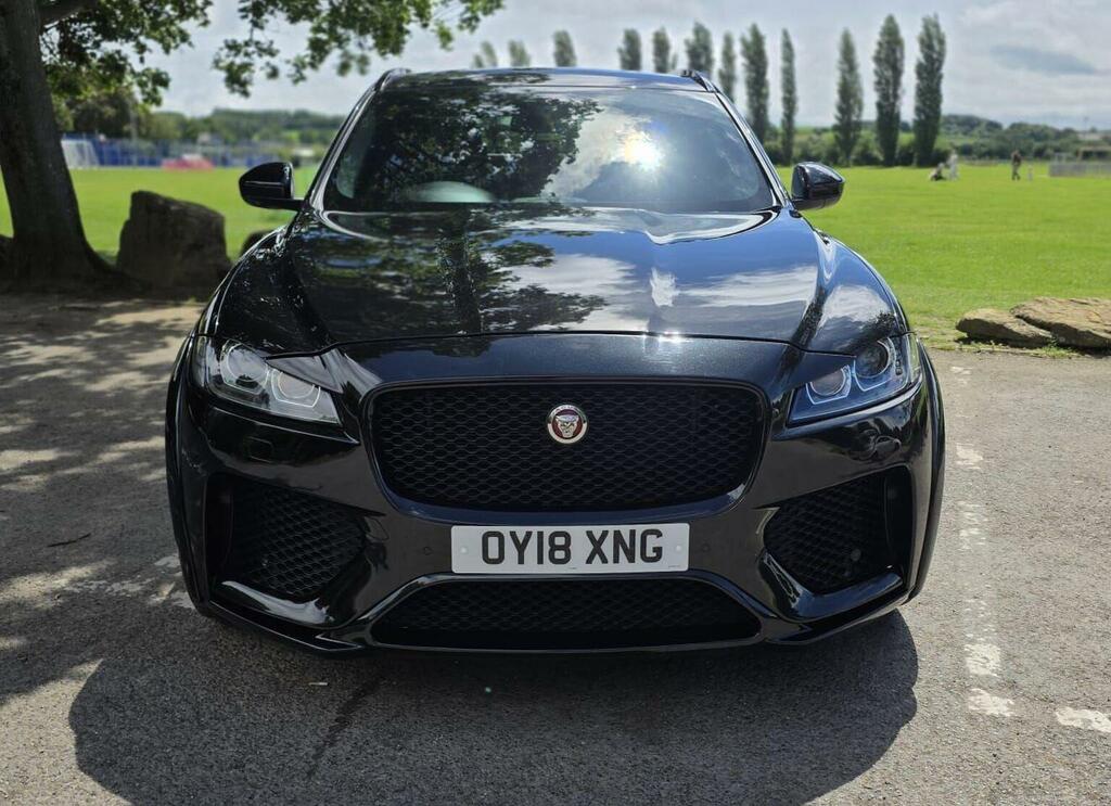 Jaguar F-Pace Suv 2.0 D240 R-sport Awd Euro 6 Ss 20 OY18XNG Black #6