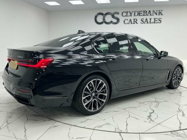BMW 7 Series 3.0 730D Mht M Sport Saloon Hybrid Black #3