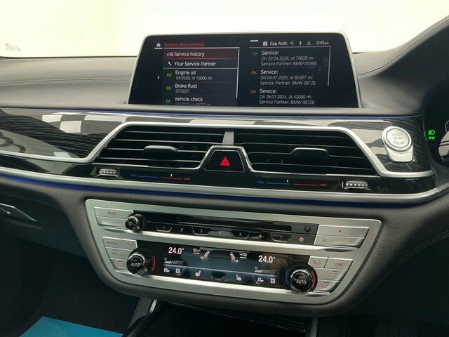 BMW 7 Series 730D Xdrive M Sport Saloon Black #12