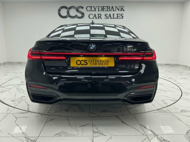 BMW 7 Series 3.0 730D Mht M Sport Saloon Hybrid Black #4