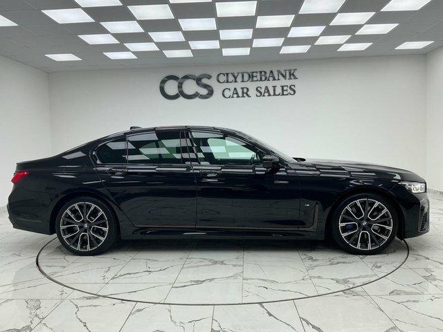 BMW 7 Series 3.0 730D Mht M Sport Saloon Hybrid Black #2