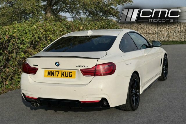 BMW 4 Series Gran Coupe Hatchback White #7
