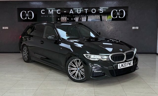 BMW 3 Series 2020 2.0 320D M Sport Touring Euro Black