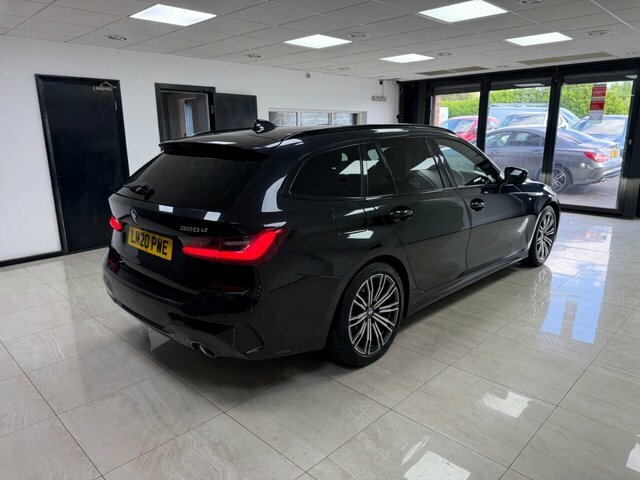 BMW 3 Series 2020 2.0 320D M Sport Touring Euro LM20PWE Black #3