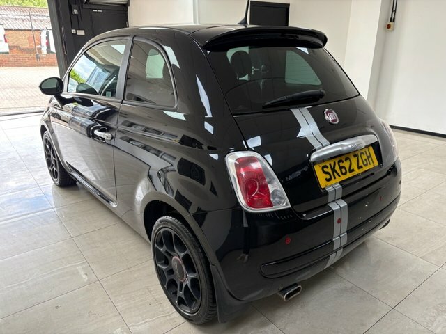 Fiat 500 2012 1.2 Street Hatchback Euro 5 Black #5