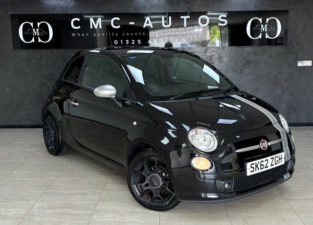 Fiat 500 2012 1.2 Street Hatchback Euro 5 Black