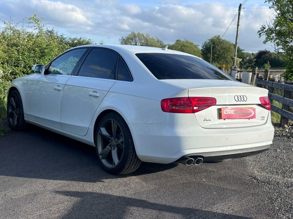 Audi A4 2.0 Tdi Ultra Se Technik Saloon White #2