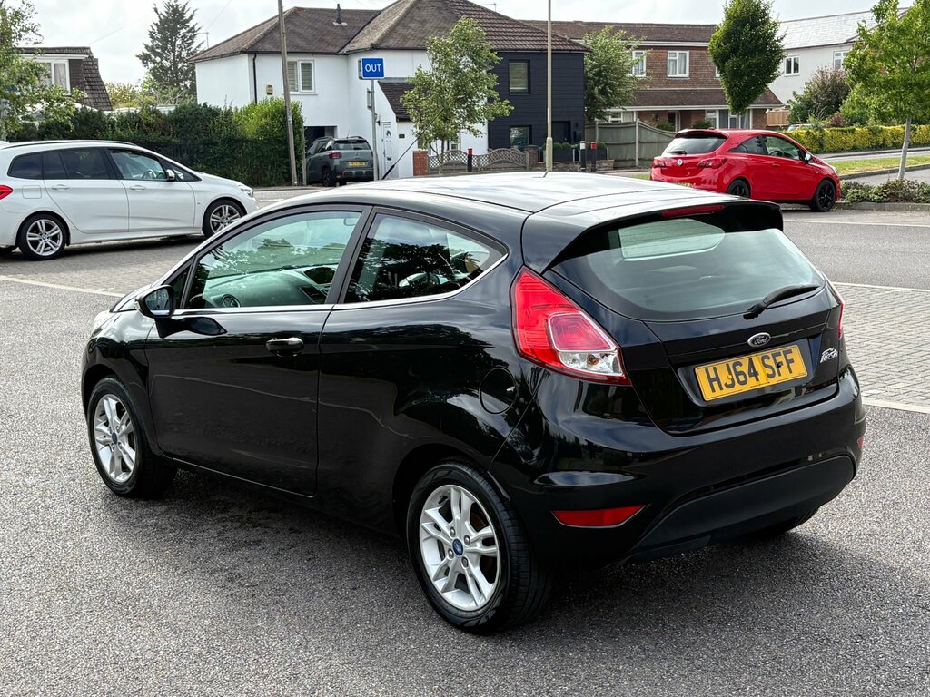 Ford Fiesta 1.25 Zetec Hatchback Euro 5 82 HJ64SFF Black #6
