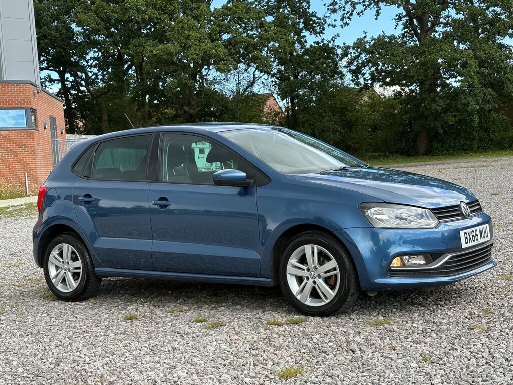 Volkswagen Polo 1.2 Tsi Bluemotion Tech Match Hatchback Blue