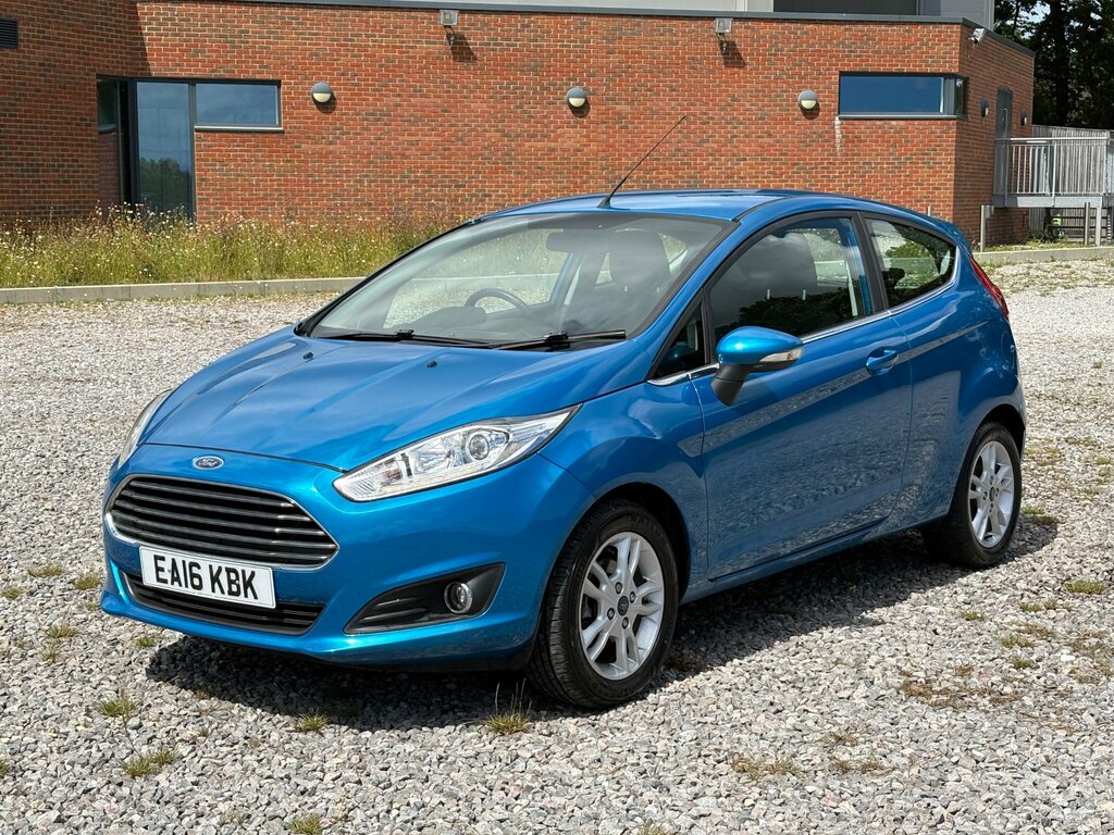 Ford Fiesta 1.25 Zetec Hatchback Euro 6 82 Blue #3
