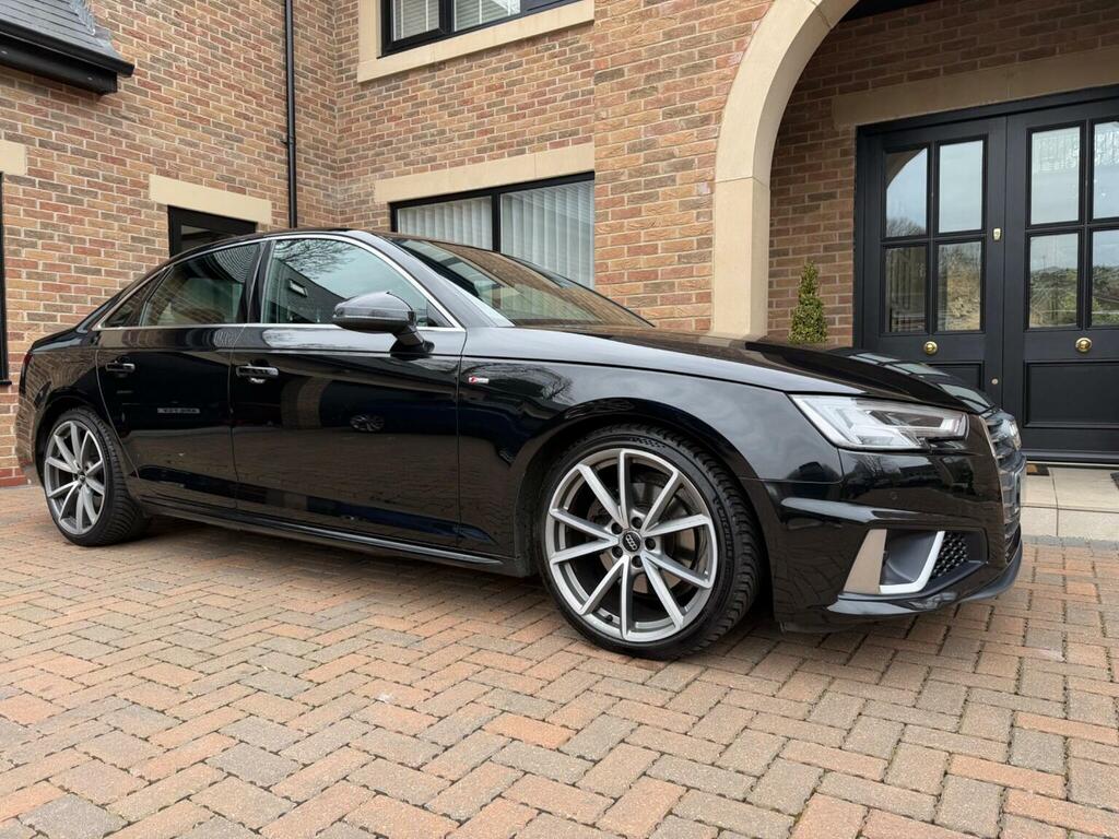 Audi A4 Saloon 2.0 Tfsi 35 S Line S Tronic Euro 6 Ss KD19FMX Black #2
