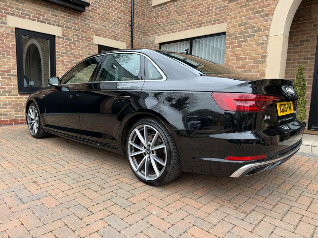 Audi A4 Saloon 2.0 Tfsi 35 S Line S Tronic Euro 6 Ss KD19FMX Black #5