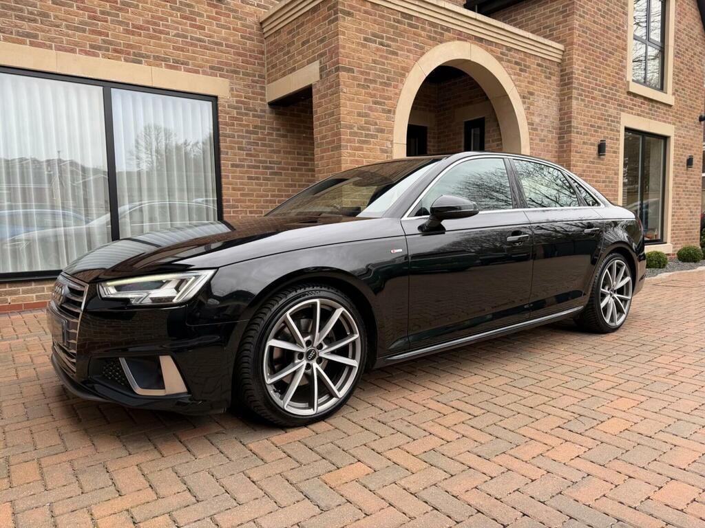 Audi A4 Saloon 2.0 Tfsi 35 S Line S Tronic Euro 6 Ss KD19FMX Black #4