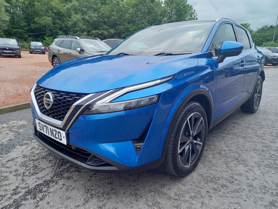 Nissan Qashqai 1.3 Dig-t Mh 158 Tekna SV71NZO Blue #3
