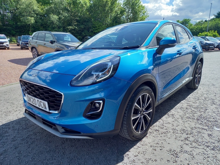 Ford Puma 1.0 Ecoboost Hybrid Mhev Titanium First Ed DK20OCN Blue #3